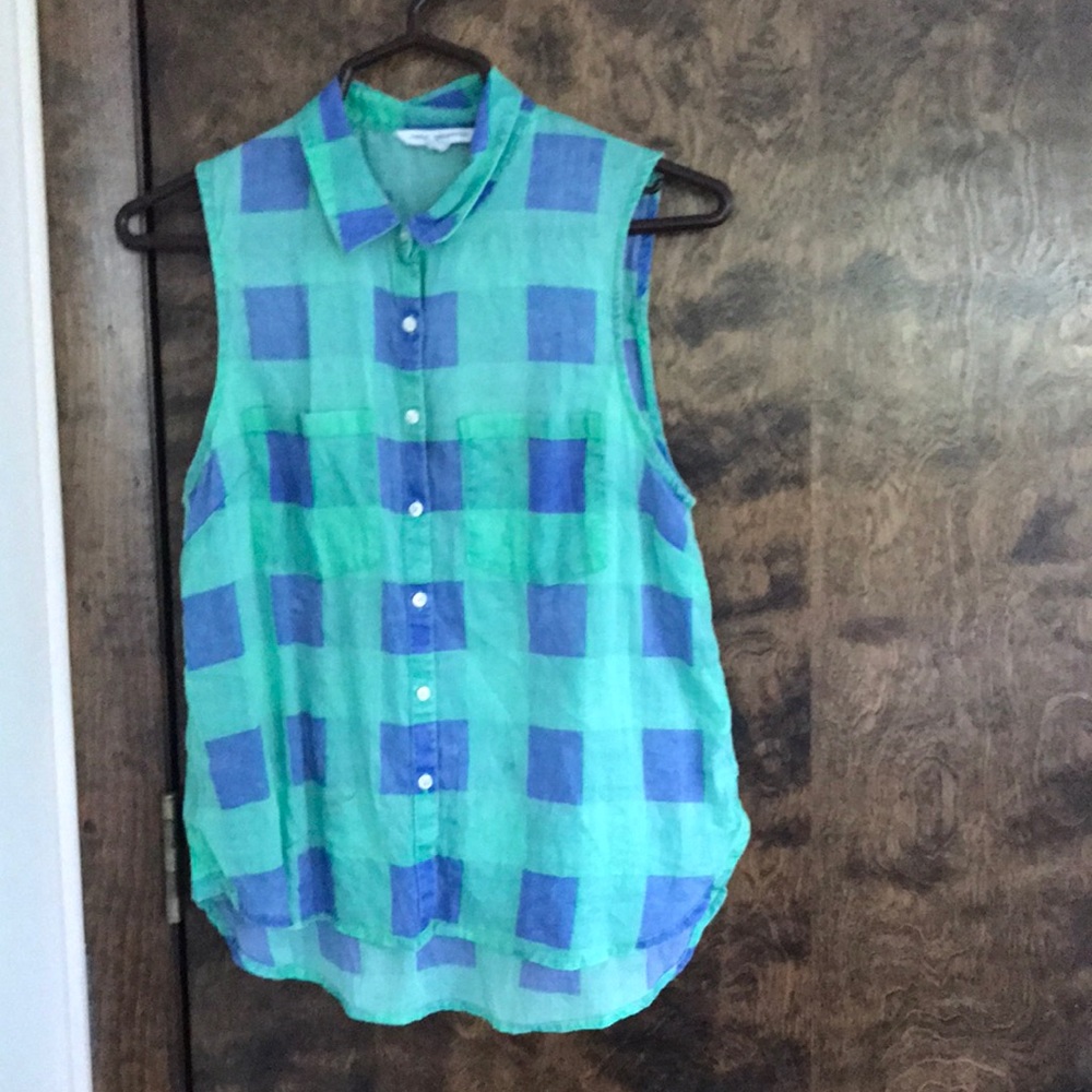 American Eagle Flannel Tank